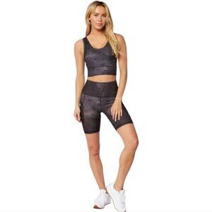 Scorpio‎ Sol NWT Thrill Seeker Bike Short Black Splash Tie Dye Small